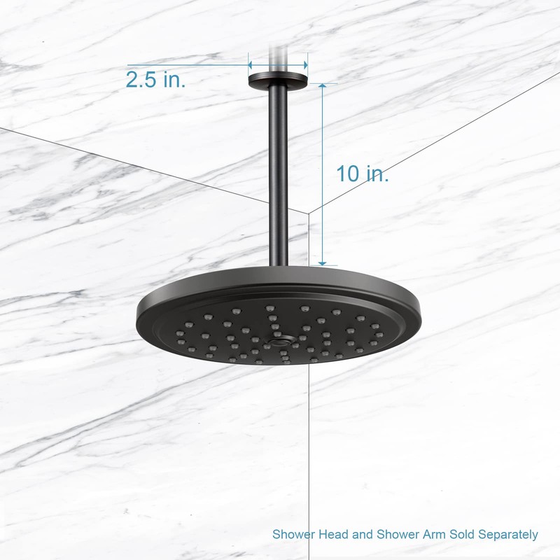 OFFO Shower Arm with Flange, 10 Inches Oil Rubbed Bronze