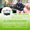 HUAREW 24V Fan Relay 90-380 AC Fan Relay AC Switch