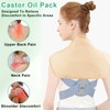 Castor Oil Pack Shoulder and Neck, Reusable Castor Oil Compress
