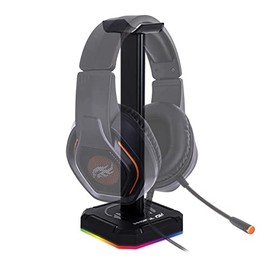 TECHZONE Immortal Gaming Base Soporte para Audfonos Gamer con Luz RGB                                                                                 