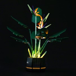 GEAMENT LED Light Set Compatible with Royal Strelice (Bird of Paradise) - Lighting Set for Creator 10289 (Model Set Not Included)