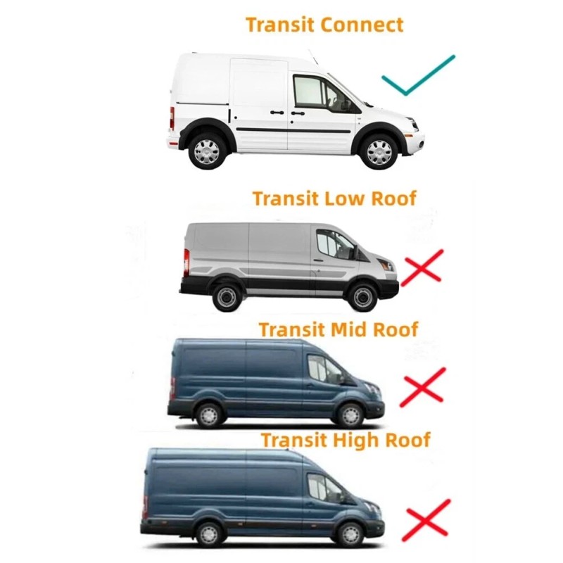 benson Fits 2010-2013 Ford Transit Connect Van Passenger Right Front