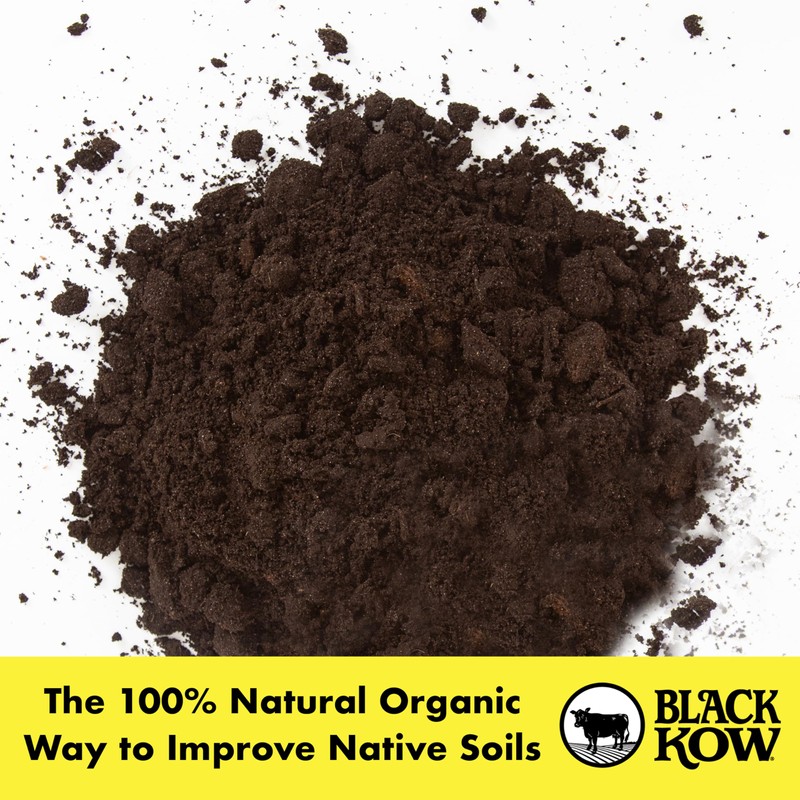 Black Kow Nitrogen Phosphate Composted Cow Manure Fertilizer for Soil,