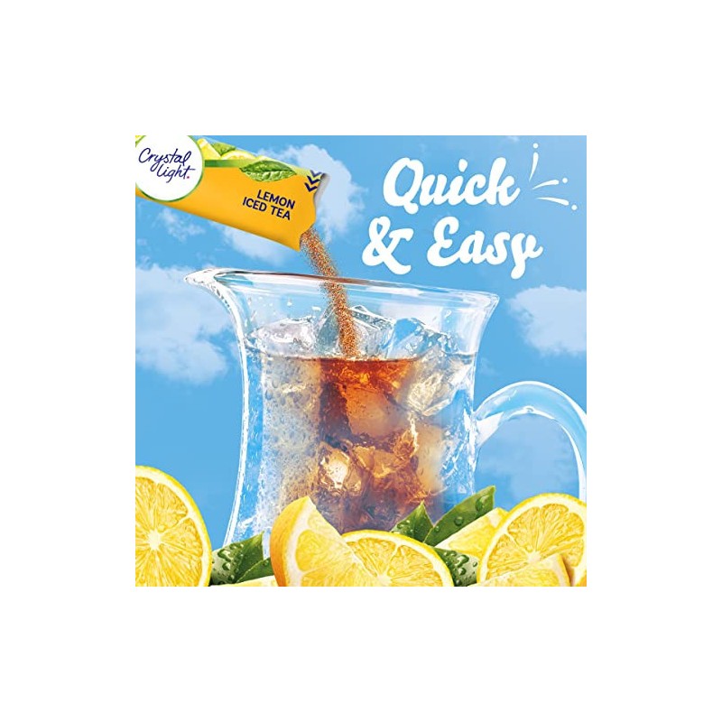 Crystal Light Lemon Iced Tea Powdered Drink Mix Pack of