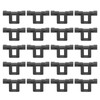 Yosoo Health Gear Solar Panel Drain Clip 20Pcs, Black, Modern,