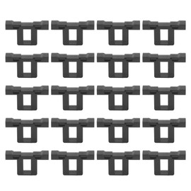 Yosoo Health Gear Solar Panel Drain Clip 20Pcs, Black, Modern, ABS, Solar Panel Accessory