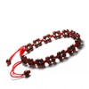 (FP5001222) - Red Rope Line Bracelet with Red Garnet Beads