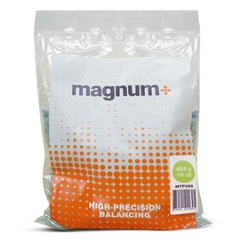 magnum+ Tire Balancing Beads for Trucks, Trailer, Motorcycles, Off-Road Vehicles – TPMS Compatible Tempered Glass Wheel Balance Beads – One Bag x 16oz/454g