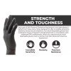 S&G Black Nitrile Gloves Latex Powder Free 5 Mil 200pcs