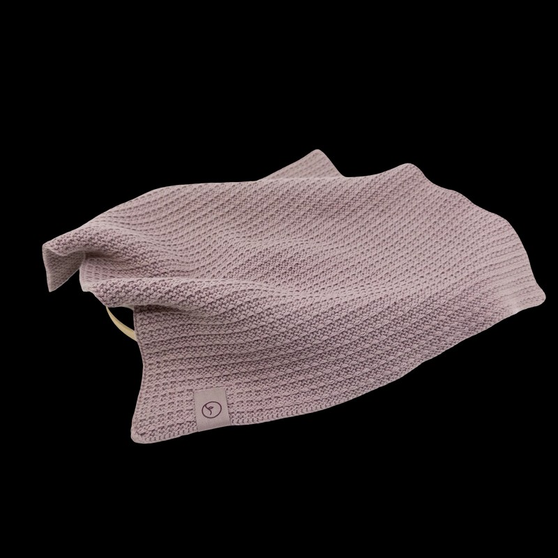 Ecovask Face Cloth 2pk Organic Cotton, Cornflower