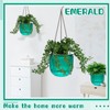 Meanplan 4 Pcs Self Watering Hanging Planter Indoor 6.5 Inch
