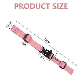 DEFIYEAR 2PCS Backpack Chest Strap, Adjustable Sternum Strap with Quick Release Buckle, Non-Slip Backpack Pack Straps for Kids and Adults, Perfect for Hiking Travel School Bags and Outdoor Activities