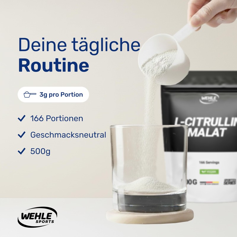 L-Citrulline Malate Powder 2:1 - 500g - High Dose -