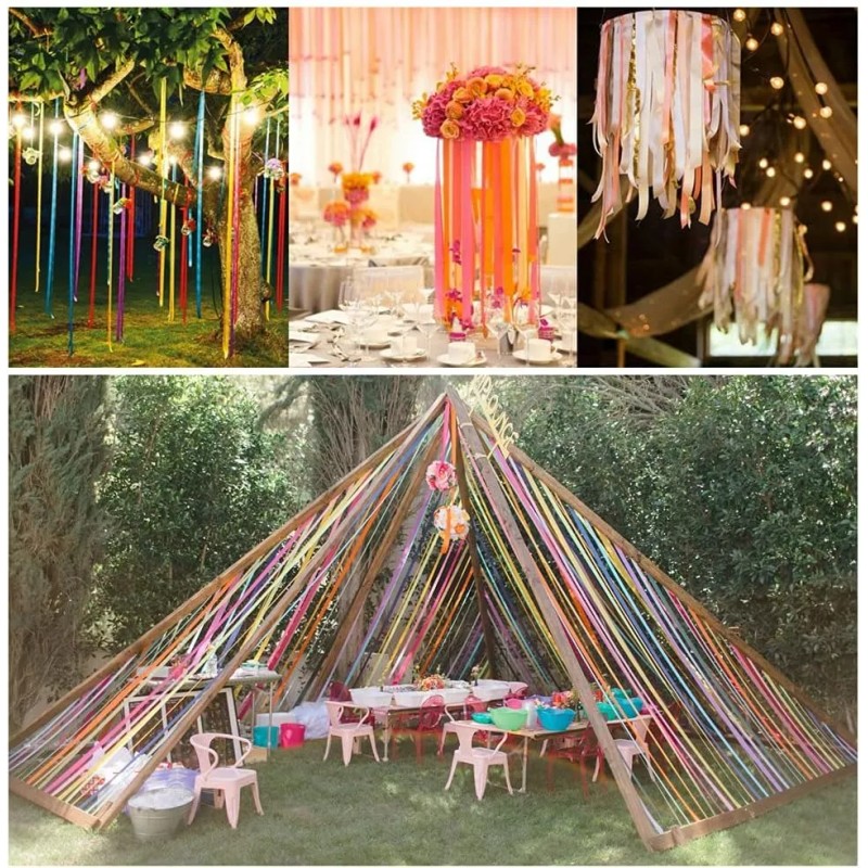 DREAMINHEART Cinta Popotillo, 10 Rollos, 3.8 Cm, 225 Metros