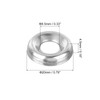 sourcing map #14 304 Stainless Steel Cup Washer Countersunk for