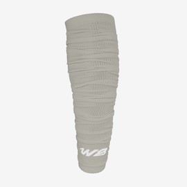 We Ball Sports Football Leg Sleeves Calf Compression for Men, Athletic Shin Splint Support - One Pair (Grey)