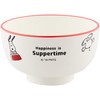 Peanuts 606551 Snoopy Happiness is Supper Time Painted Bowl Plate,