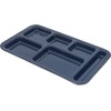Carlisle FoodService Products Plastic Meal Tray Righ-Handed Heavyweight Lunch Tray