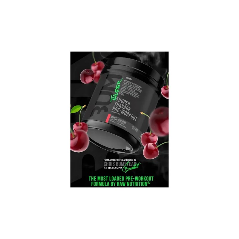 Raw Cbum Thuper Thavage Pre Workout Pre Entreno 20 Servs