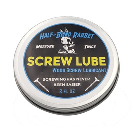 Screw Lube 2 Ounce Wood Screw Lubricant Made in The USA Half-Blind Rabbet Veteran Owned