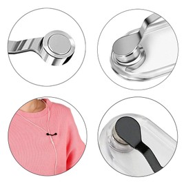 2 pieces stainless steel magnetic glasses holder, magnetic ID holder, glasses holder, magnetic glasses holder, for fasteners, glasses, badges, ID cards