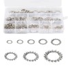 Dzsomt Tooth Washers 300 Pieces Lock Washers Stainless Steel Serrated