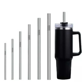 재사용 스텐빨대 범용 40oz 스트로우 텀블러 8mm 직경 다회용 [D. 8 직경 33c 굽힘 브러시] Reusable Stainless Steel Straw Universal 40oz Straw Tumbler 8mm Diameter Multi-use [D. 8 Diameter 33c Curved Brush]