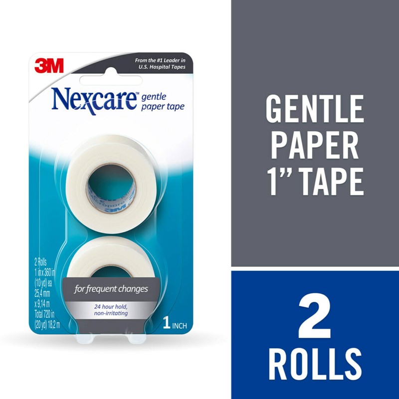 Nexcare Gentle Paper Medical Tape, 1 Inch x 10 Yards