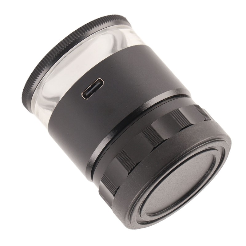 Illuminated Jewelers Loupe 6 LEDs 10X Rechargeable 28mm Field LED