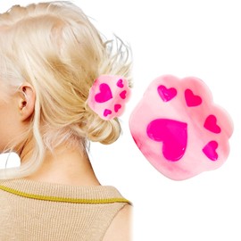 Pink Novelty Paw Hair Clip, Acetate Claw Clips, Acetate hair clips, Y2k Accessories Cute Small Hair Clips for Thick Hair for Women Girls