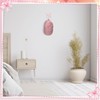 CroBlissful 2 Pcs Coquette Iron Pink Bow Hook Home Decorative