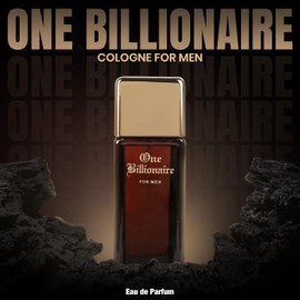 PERENNIX One Billionaire Noir Eau de Toilette for Men - Long Lasting Fresh & Spicy Cologne Spray - Masculine Fragrance with Citrus, Tonka, and Myrrh Notes - 100 ml / 3.4 Fl Oz