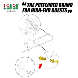 10L0L Golf Cart Ignition Switch Starter Switch with 2 Keys Fit for Club Car Precedent Electric 2004+ 2Terminal,Suit 102508601