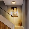 Taoellen Led Ceiling Light 3000K Warm White, 9.09in 120W Equivalent,
