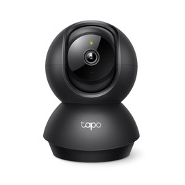 Tapo C201(Renewed) Pan/Tilt Indoor WiFi Security Camera, No Monthly Fee, AI Detection, Dog Camera, Baby Camera Monitor, 1080p Full HD, 360° View, Night Vision, Works with Alexa & Google