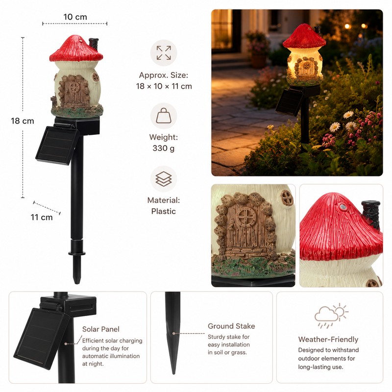 Solar Owl Garden Light for Outdoor Decor – LED Animal