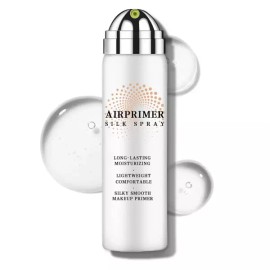 Sangpumsangseoseolmyeongchamjo QIUFSE 에어브러시 프라이머 페이스 메이크업 지성 및 성숙한 피부를 위한 수분 피부 결을 매끄럽게 하고 QIUFSE Airbrush Primer Face Makeup for Oily and Mature Skin, Smoothes Hydration and Skin Texture