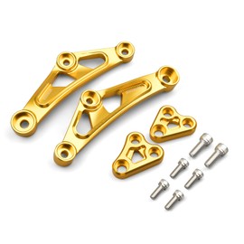 Engine Mount Reinforcement Bracket, Frame Support Kit, Aluminum Alloy, CNC Machined, High Rigidity, Compatible Z900RS Z900RS CAFE 2018-2025 (Golden)