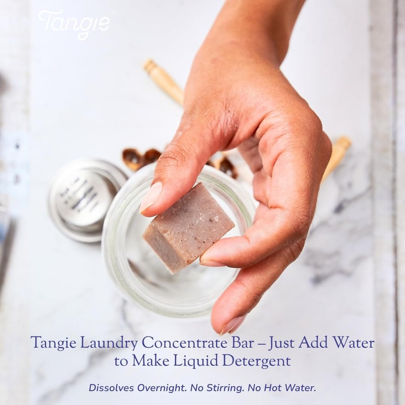 Tangie Laundry Concentrate Bar – Fragrance Free, Dye Free, Safe