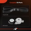 A-Premium Engine Serpentine Belt Drive Kit with Tensioner Compatible with