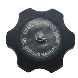 PLENTZOM Oil Filler Cap 3968283 3968202 Compatible with Dodge Ram 5.9L 6.7L Cummins W/Seals B3.9 B5.9 03-17,Compatible with 2016-2020 Freightliner MT55 MT45