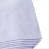 Men's Pure White 100% Cotton Handkerchief (6)