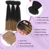 Loc Extensions for Man/Women 0.4cm 30 Strands Soft Synthetic Hair