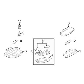 Ford YF1Z-13776-AA - LAMP ASY - INTERIOR