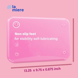 1Pcs Autoclavable Dental Procedure Tray Lockable Set up Flat Trays Size B (Ritter),Plastic Instrument B-Lok Flat Trays, 13.25 x 9.75X 0.875 Inches (1, Candy Pink)