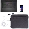 Eono Minimalism Laptop Sleeve with 2 Compartments Padded Notebook Tablet