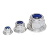 Gleitmo Flange Nuts M10 6 Pieces Self-Locking with Locking Toothing