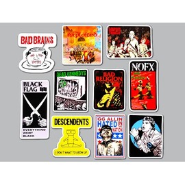 Punk Sticker Pack (10 Stickers) Set 28 Youth Badge dbeat Scene Loud Rebel Crust Parody Sticker Hardcore Distorted Patch raw Art Noise Underground Anti System riot Aggressive DIY subculture