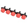 300Pcs Adjustable Irrigation Drippers, 1/4inch 8 Hole Micro Flow Drip