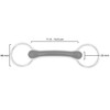 Equine Smile ES0101 Snaffle Bit Flexible Rubber Bar Ring Diameter